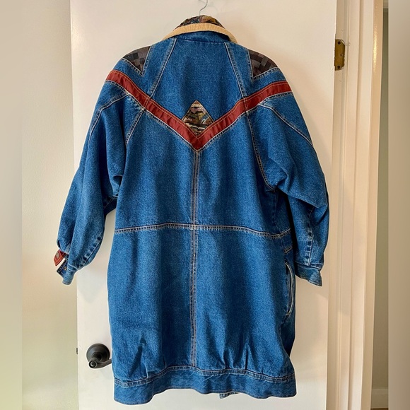 Weathered Blues Vintage Denim Patchwork Jacket - Picture 2 of 7